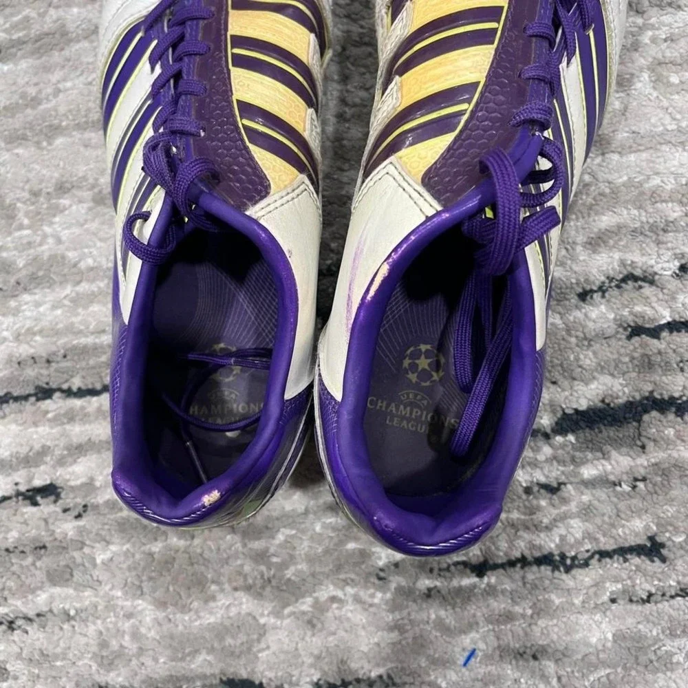 vintage Adidas Predator traxion AG purple Cup uefa cleats shoes Size US ‎ 6